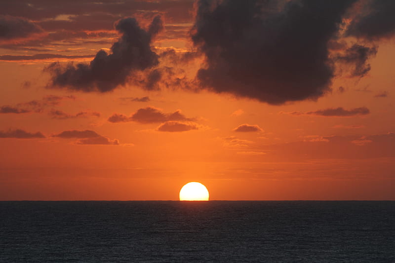 Indian Ocean Sunrise 1, beach, indian ocean, seascape, sunrise, HD wallpaper