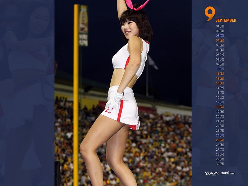 September-Calendar-hot cheerleaders 03, HD wallpaper
