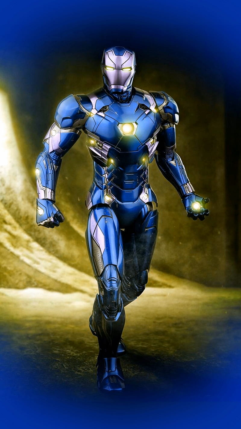 1080P free download | Blue ironman, blue, character, entertainment