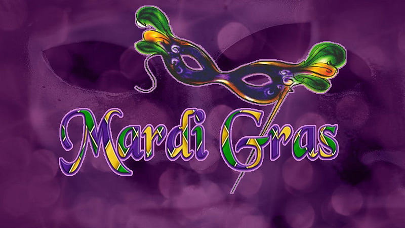 Purple Mardi Gras Mask Mardi Gras, HD wallpaper