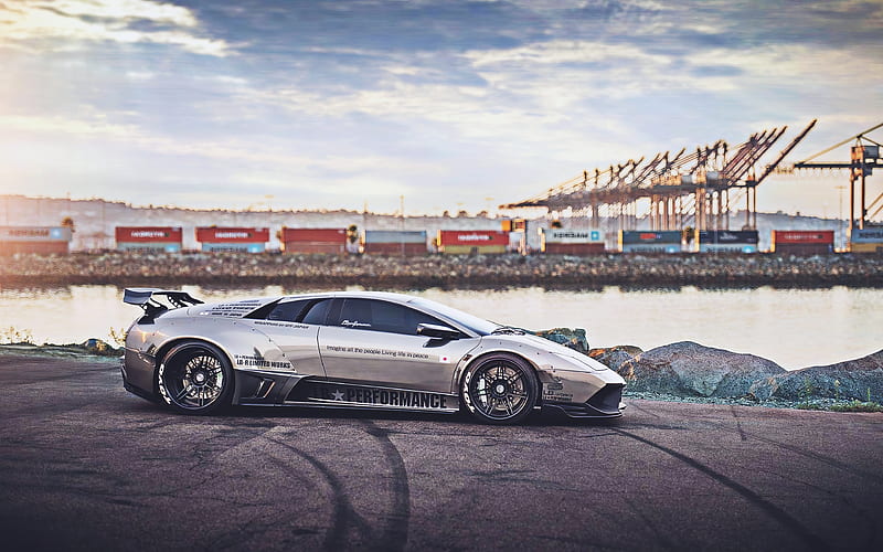 Lamborghini Murcielago, , tuning, 2021 cars, port, hypercars, customized Murcielago, italian cars, Lamborghini, HD wallpaper