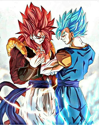 ArtStation - Fanart: Gogeta SSJ4 vs Gogeta Blue