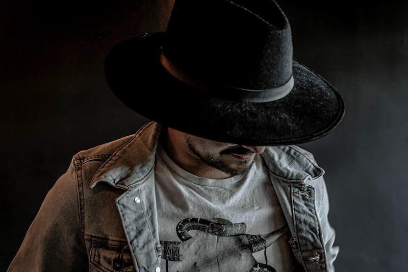 Man, hat, black, style, HD wallpaper | Peakpx