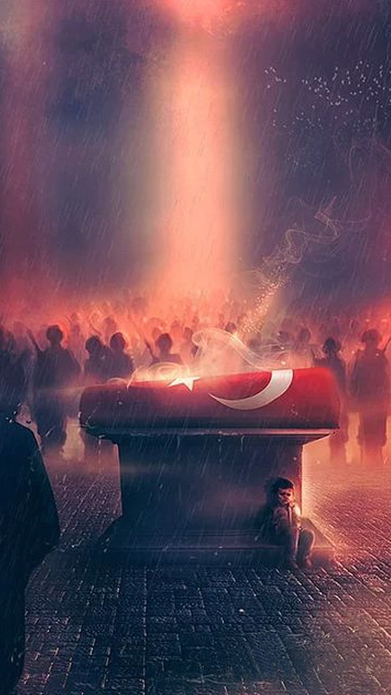 sehit cenazesi, flag, cenaze, mehmetcik, turk askeri, turk baragi, vatan, HD phone wallpaper