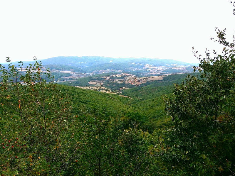 lovely view to village mramor, Mountain, Kosovo, Field, Hills, HD wallpaper