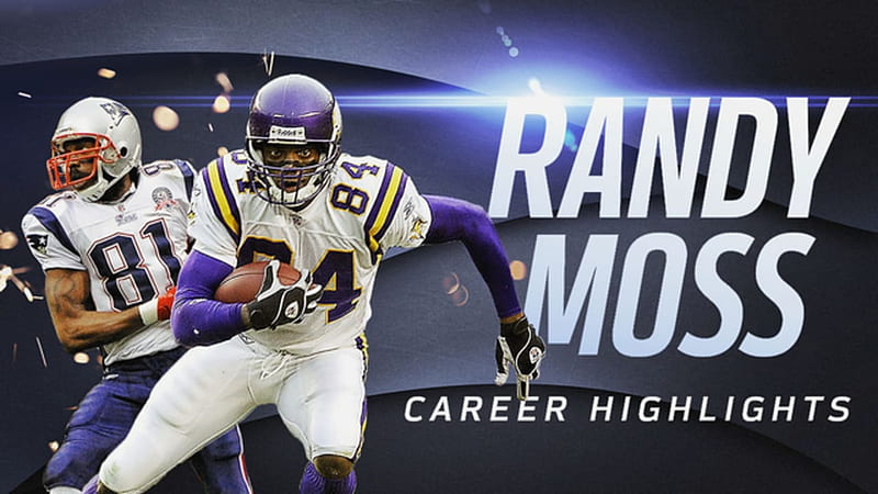 Randy Moss First WR Named To NFL 100 All Time Team, Randy Moss Vikings, HD wallpaper