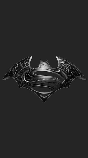 batman and superman logo background