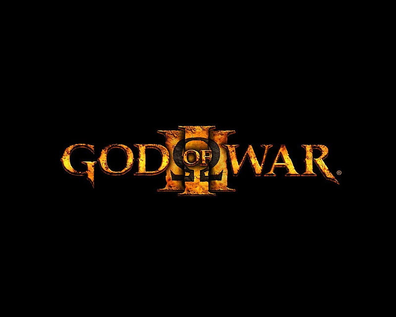 god of war 3 , god of war 3 kratos, logo, HD wallpaper