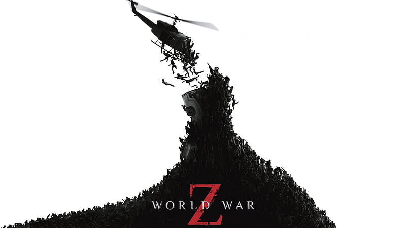 World War Z, Zombie, guerra, movie, Z, World, HD wallpaper
