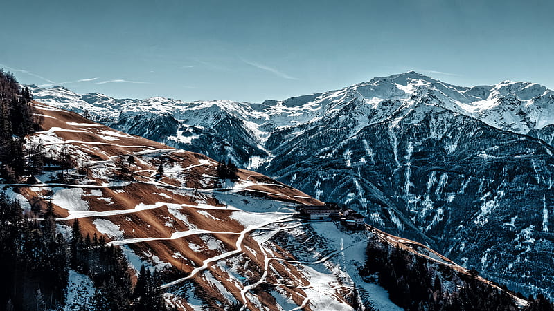 Alps Mountains , mountains, nature, HD wallpaper
