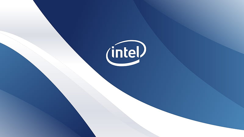 Intel processor blue wave-Digital, HD wallpaper