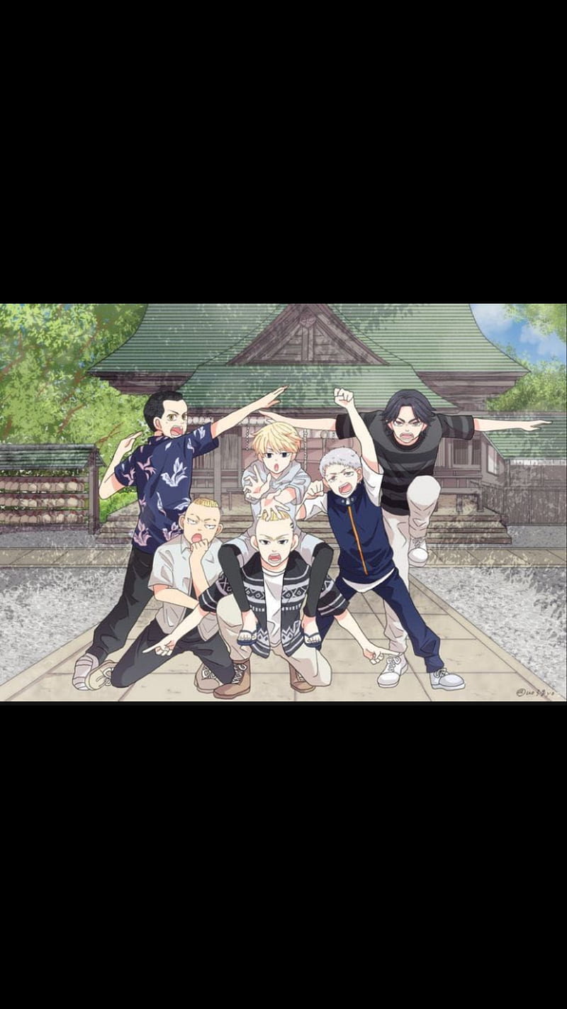 ToMan, Baji, Kazutora, Pah, Mitsuya, Draken, Mikey, HD phone wallpaper