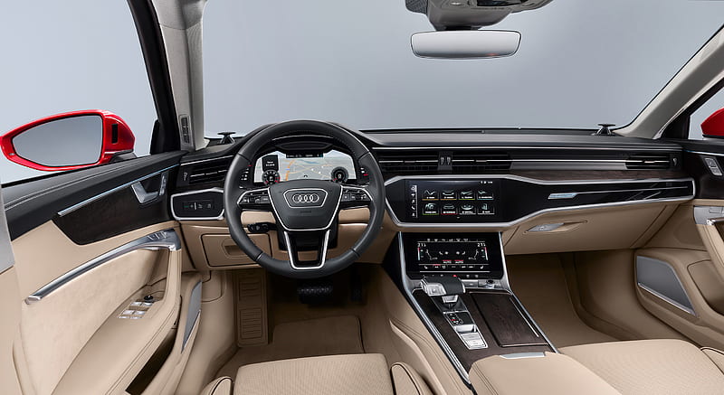 2019 Audi A6 - Interior, Cockpit , car, HD wallpaper