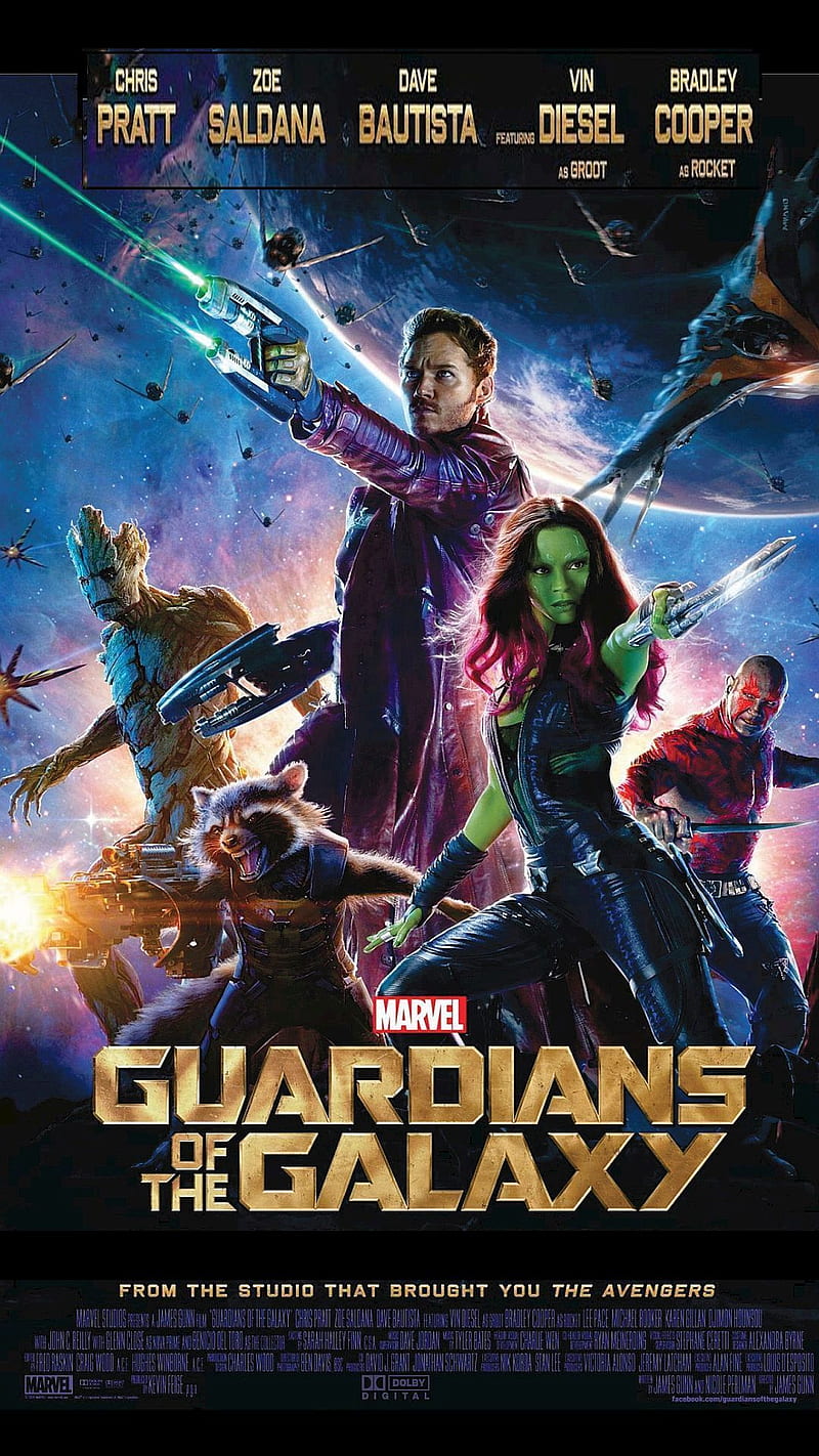 GuardiansOfTheGalaxy, 2014, guardians of the galaxy, movie, poster, HD phone wallpaper