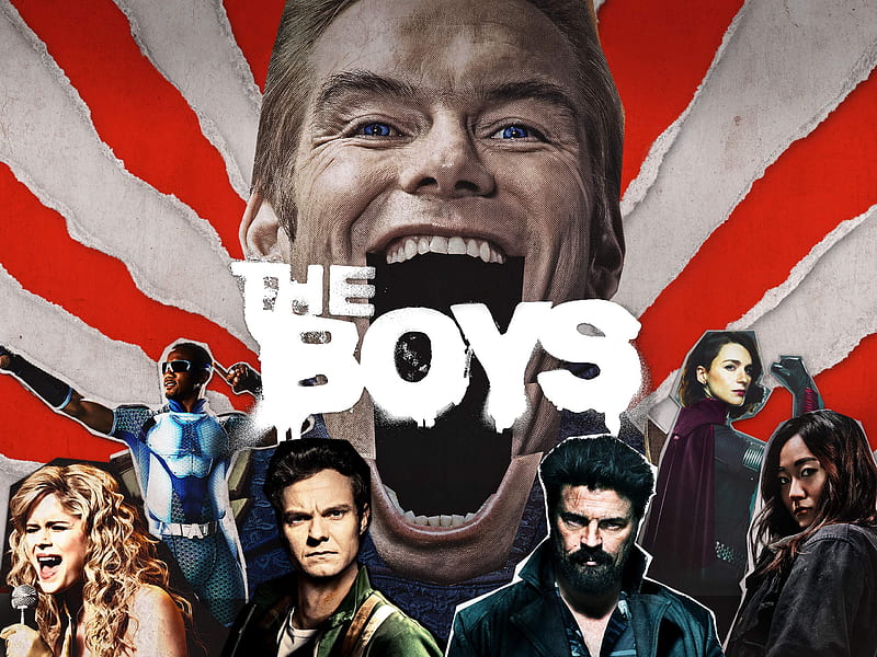 TV Show, The Boys, A-Train (The Boys), Billy Butcher, Homelander (The Boys), Hughie Campbell, Starlight (The Boys), Stormfront (The Boys), The Boys (TV Show), The Female (The Boys), HD wallpaper
