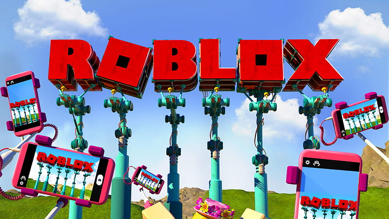 New Roblox With Sky Blue Background Games, HD wallpaper