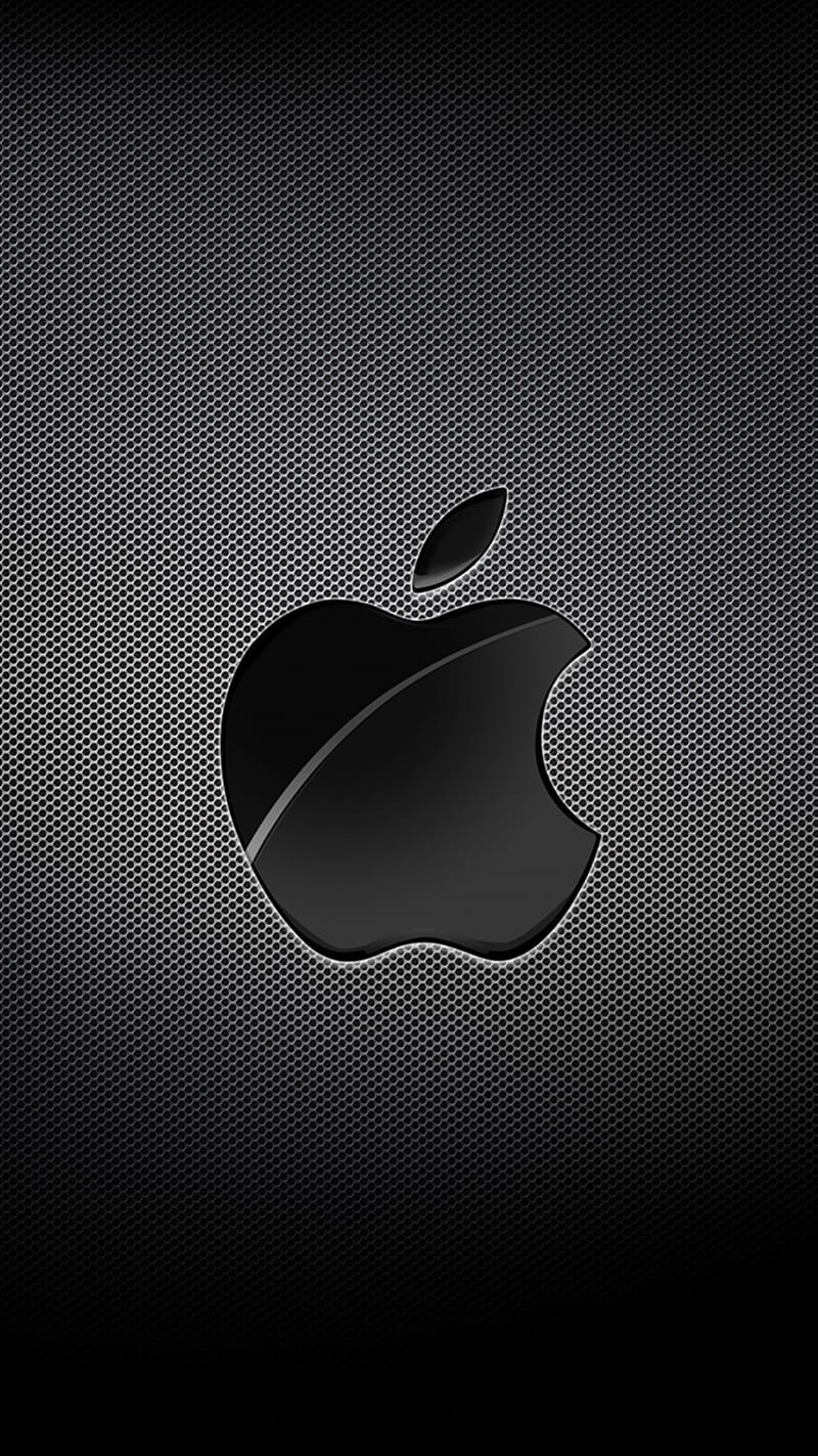 Apple Logo, ios, mac, metal, pattern, steel, texture, HD phone wallpaper |  Peakpx