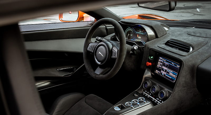 2015 Jaguar C-X75: James Bond Car from Spectre - Interior, Detail, HD wallpaper