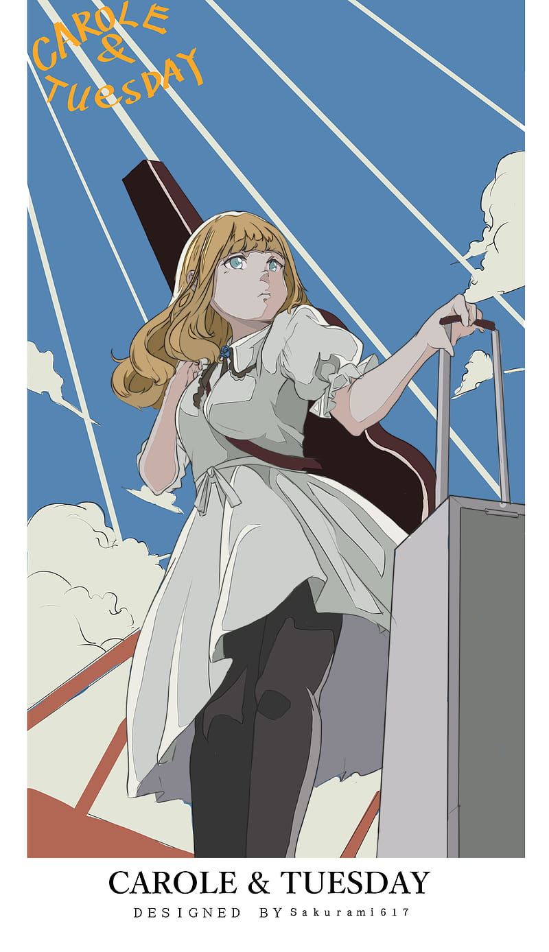 Carole & Tuesday Phone Wallpaper by 芭蕉 - Mobile Abyss