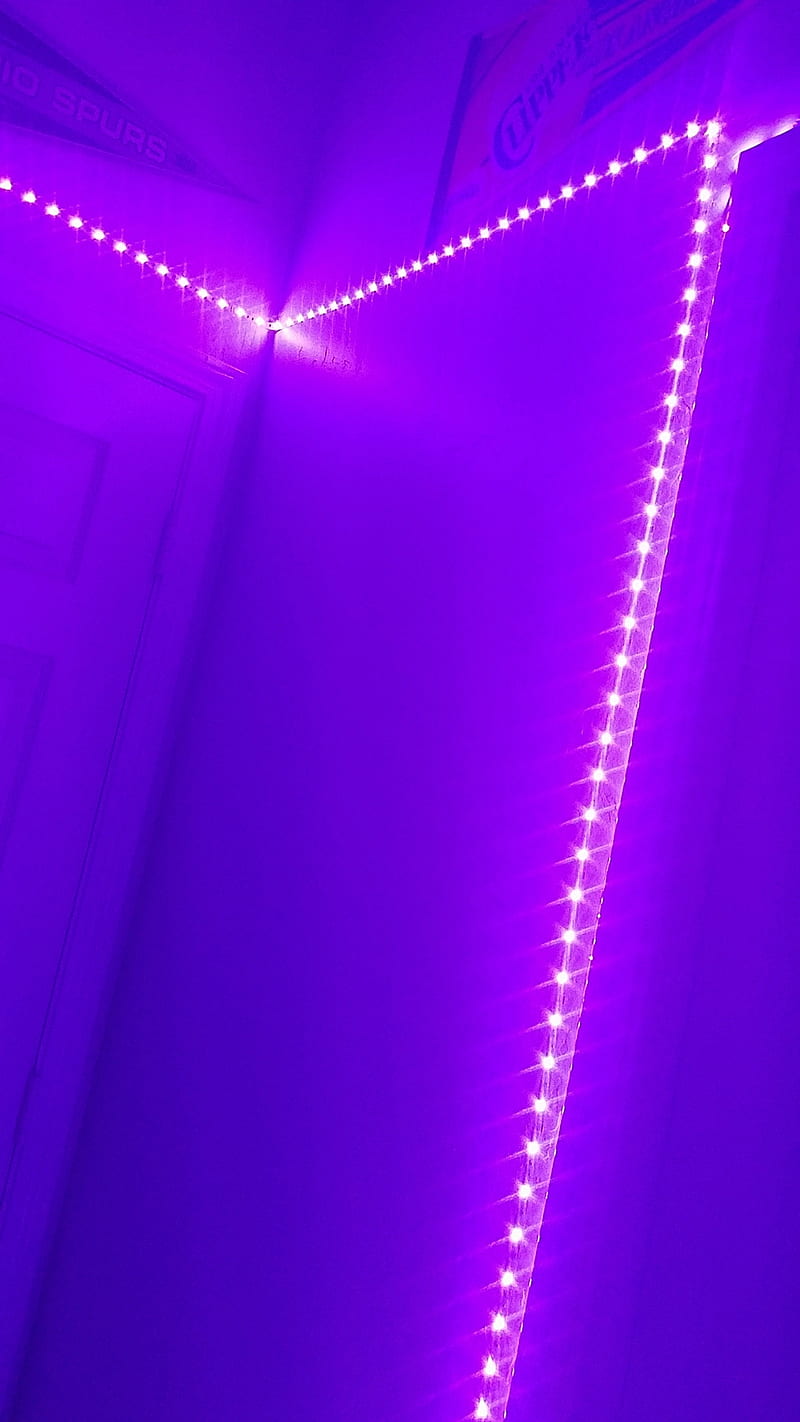 Purple LED, calming, chill, HD phone wallpaper