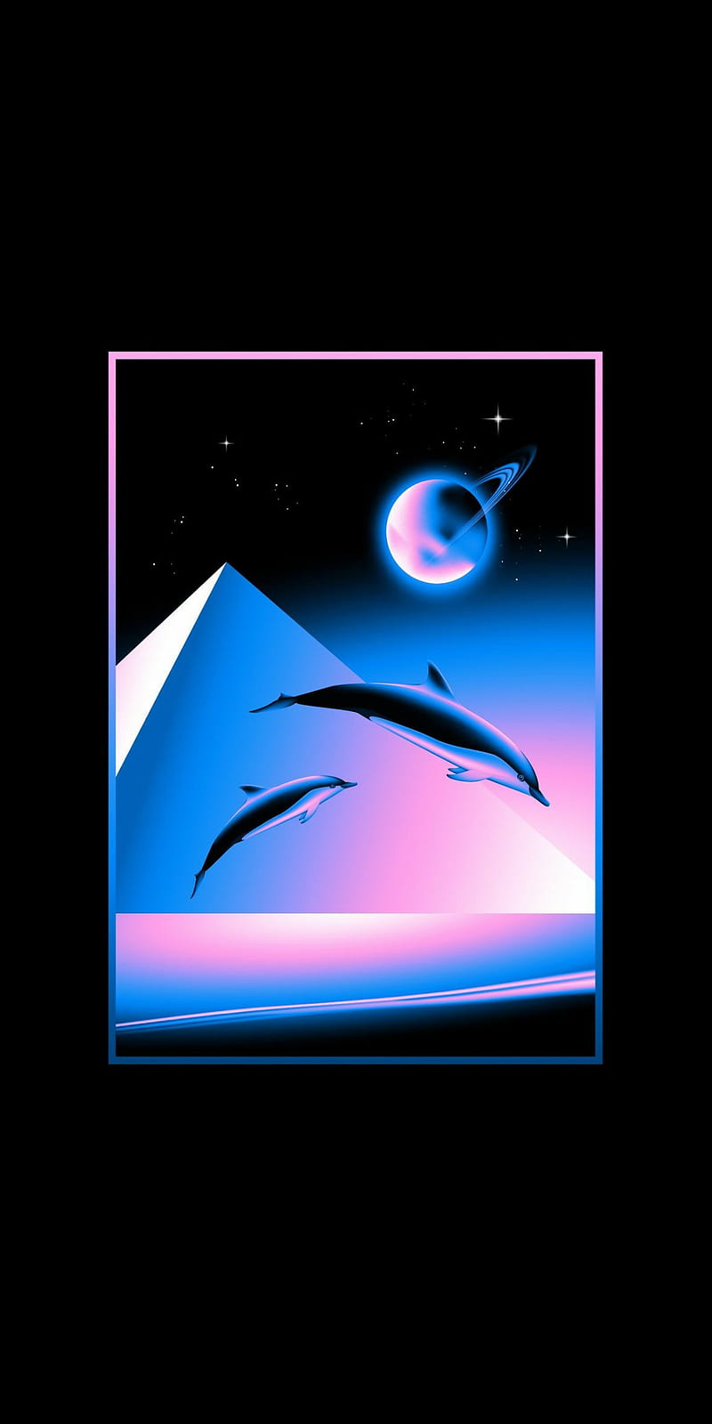 Dolphin, color, colors, designs, fond, galaxy, note, themes, HD phone wallpaper