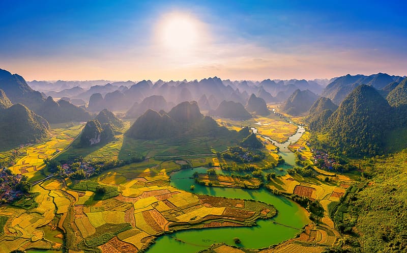 Vietnamese Landscape, Ta Pit, Tinh Cao Bang,... Ultra, Asia, Vietnam, Nature, Landscape, Scenery, Scenic, beautifullandscape, TaPit, TinhCaoBang, HD wallpaper