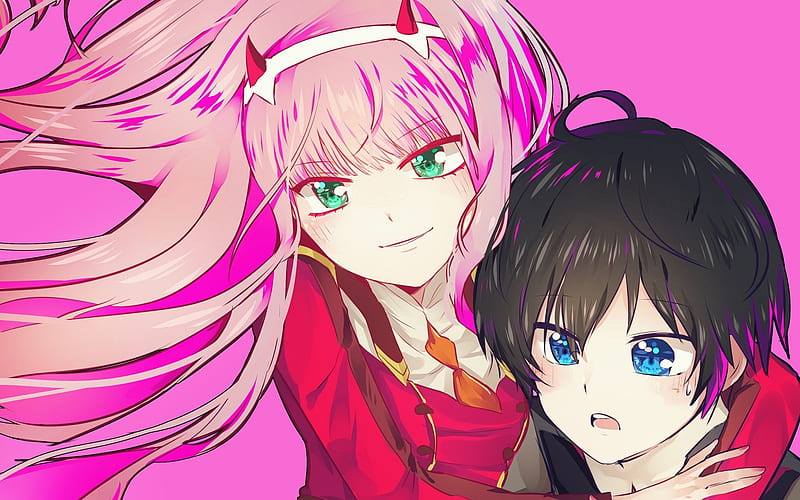 Darling In The Frankxx, Zero Two, Hiro, main character, characters