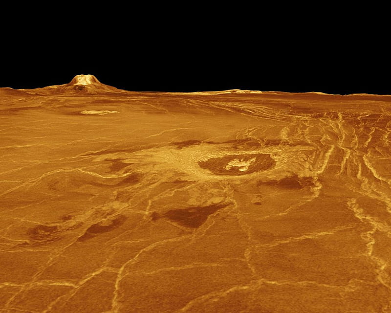 Venus 3D, dense, atmosphere, underneath, surface, HD wallpaper