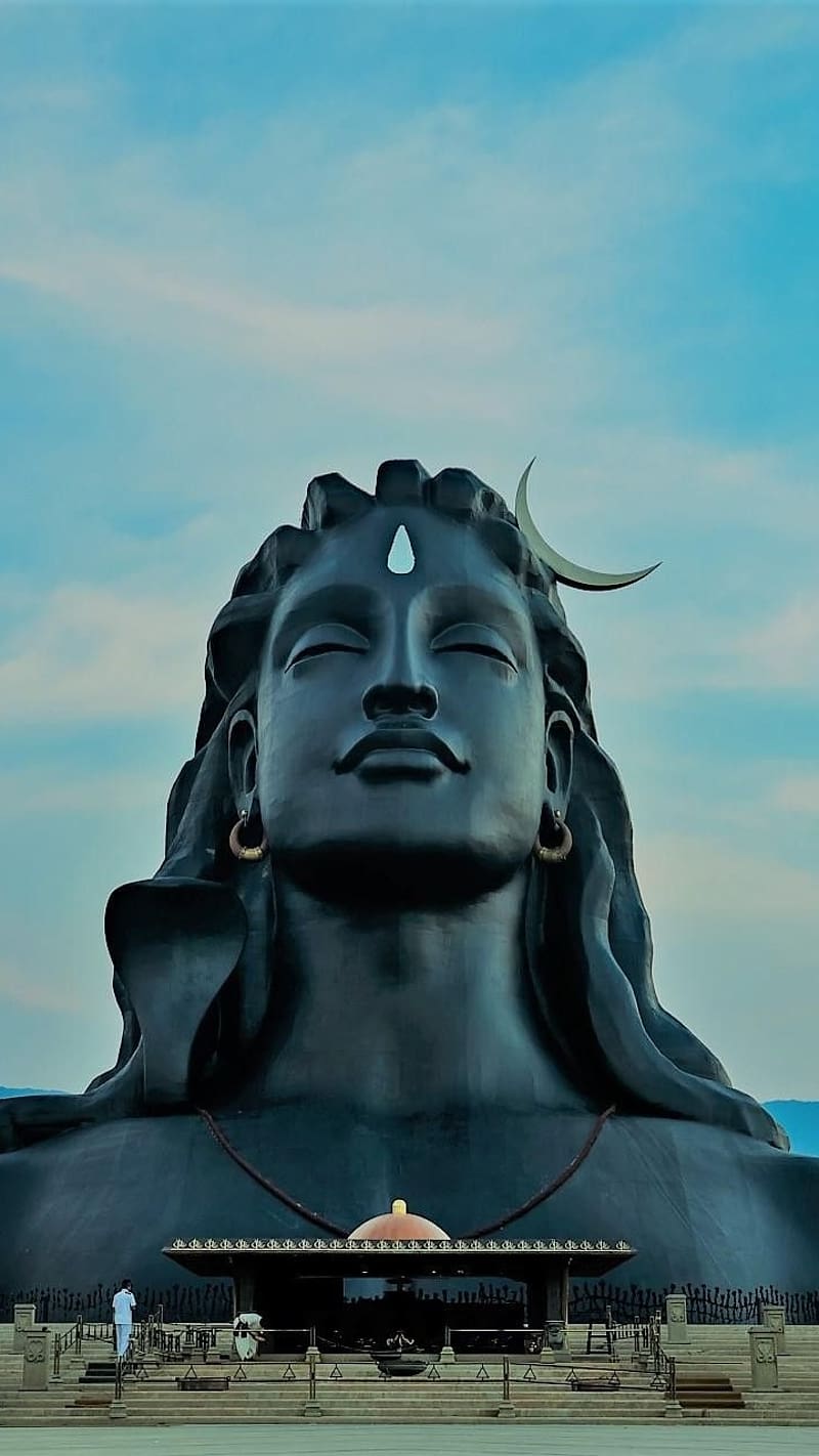 Adiyogi Shiva, shiva, lord, god, bhakti, devtional, HD phone wallpaper