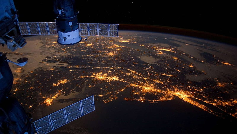 International Space Station Earth, HD wallpaper