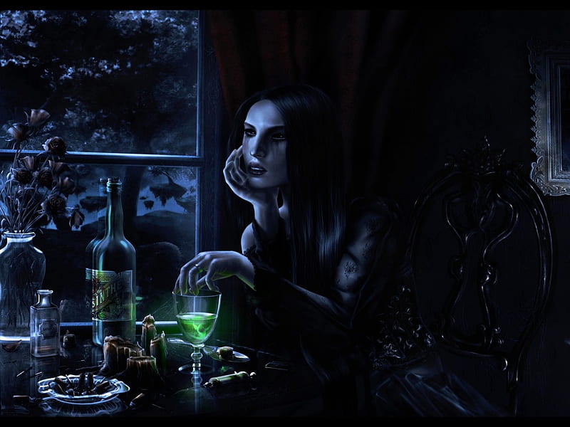 DARK WITCH witch fantasy female green gothic dark poison HD  wallpaper  Peakpx