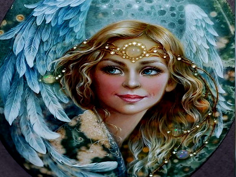 Angel Wings Angel Abstrac Blue Wings Fantasy Hd Wallpaper Peakpx 6924