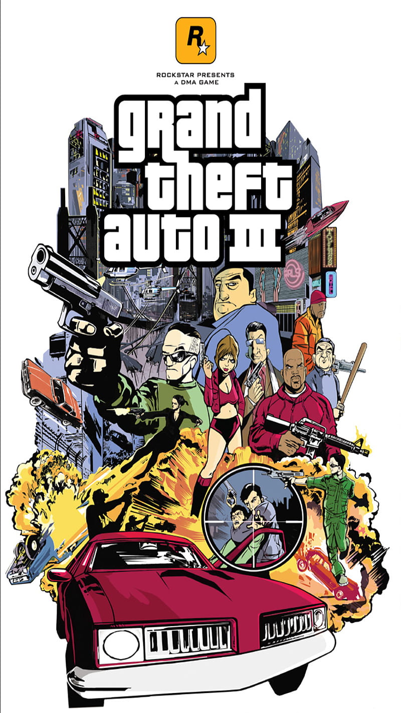 GTA 3 cover, grand theft auto, gta 3, gta cover art, gta europe, gta, rockstar  games, HD phone wallpaper | Peakpx