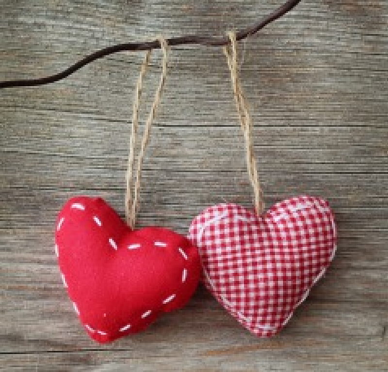 With Love, romantic, love, valentine, corazones, handcraft, wood, HD wallpaper