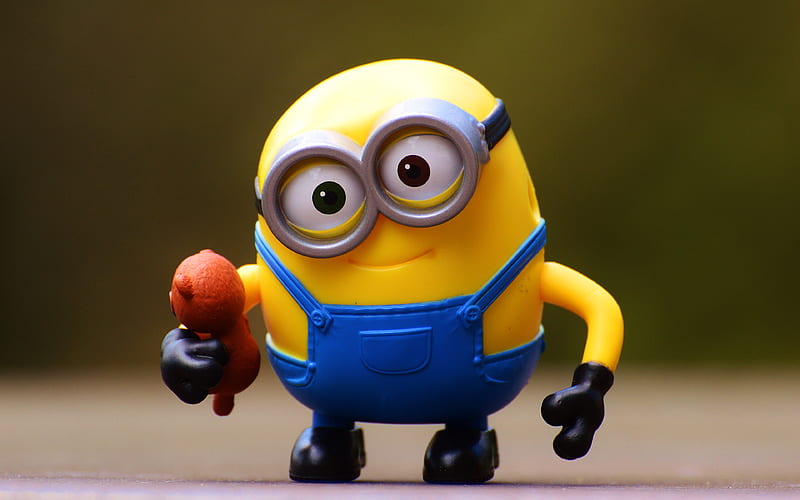 Minion toys, Minions, Despicable Me, 3d-animation, HD wallpaper
