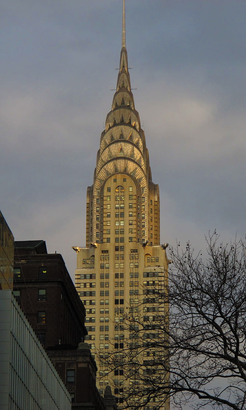 Chrysler Building, city, new, york, HD phone wallpaper
