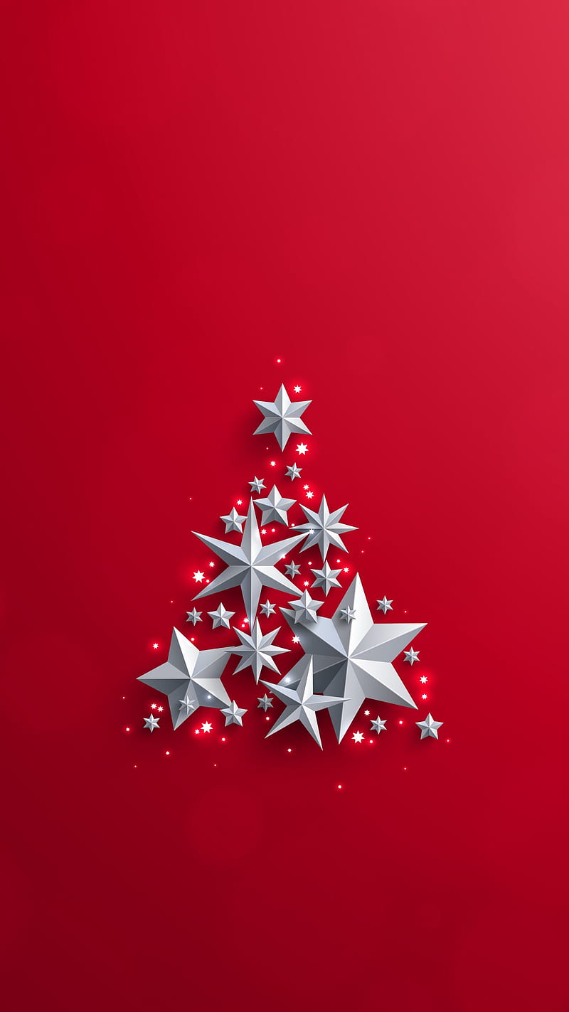 Christmas Stars, HD phone wallpaper