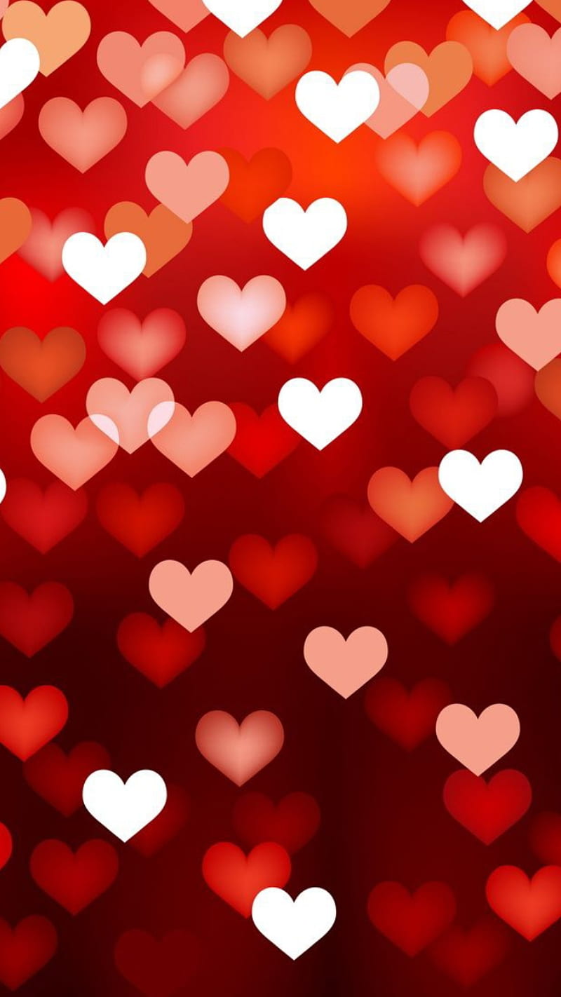 Corazones, corazones, rojo, negro, abstracto, colores, amor, Fondo de  pantalla de teléfono HD | Peakpx