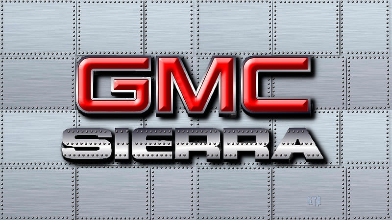 GMC Sierra logo, General Motors Corperation, GMC , GMC Trucks Logo, GMC Truck Logo, GMC emblem, GMC, GMC Trucks, HD wallpaper