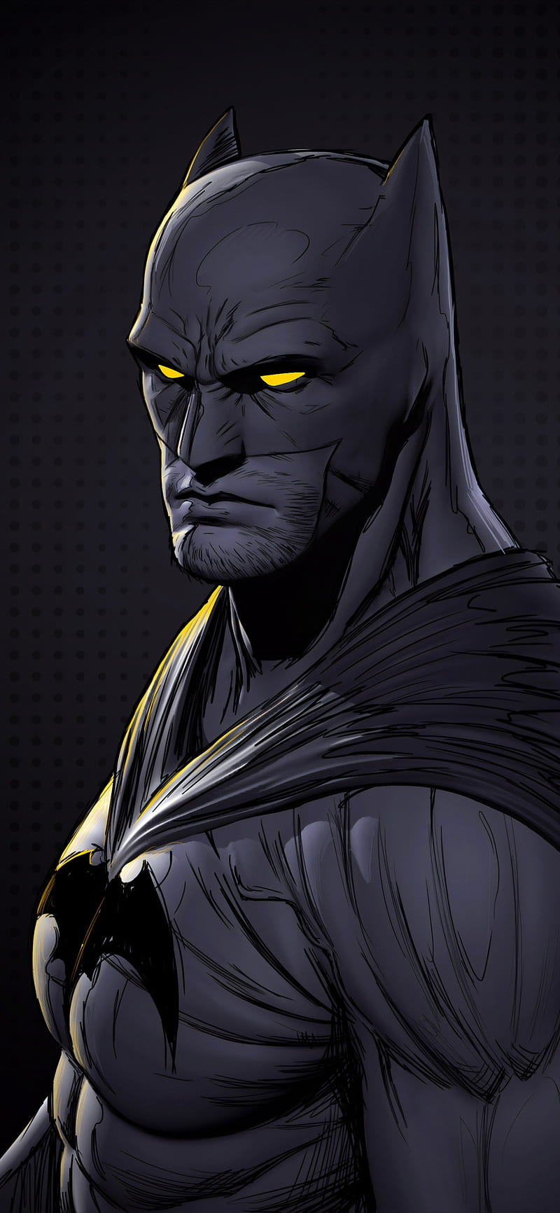 Batman, animated, justice league, the dark knight, HD phone wallpaper