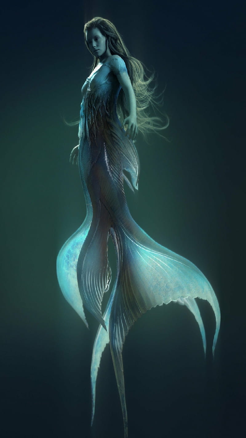 Below, mermaid, underwater, swimmimg, fantasy, blue, pink, green, mythical, HD  phone wallpaper | Peakpx
