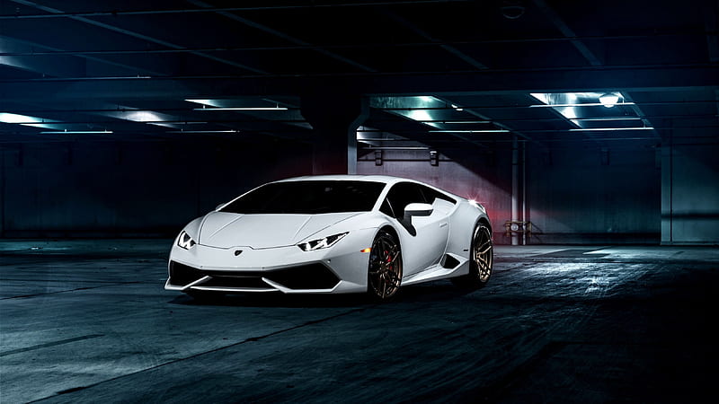 White Lamborghini F, Lamborghini, graphy, automobile, car, auto, wide screen, bonito, HD wallpaper