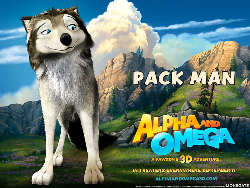 Alpha And Omega, animated, omega, alpha, movie, HD wallpaper