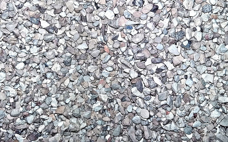 gray pebbles texture, macro, gray stone texture, pebbles backgrounds, pebbles textures, stone backgrounds, pebbles, gray backgrounds, HD wallpaper