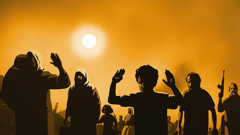 Waltz With Bachir, movie, very sad, waiting peace, graphy, separation, ari folman, child, guerra, sadness, gaza, bombing, wall, politique skz, israel, palestine, not cool, sad, movies, HD wallpaper