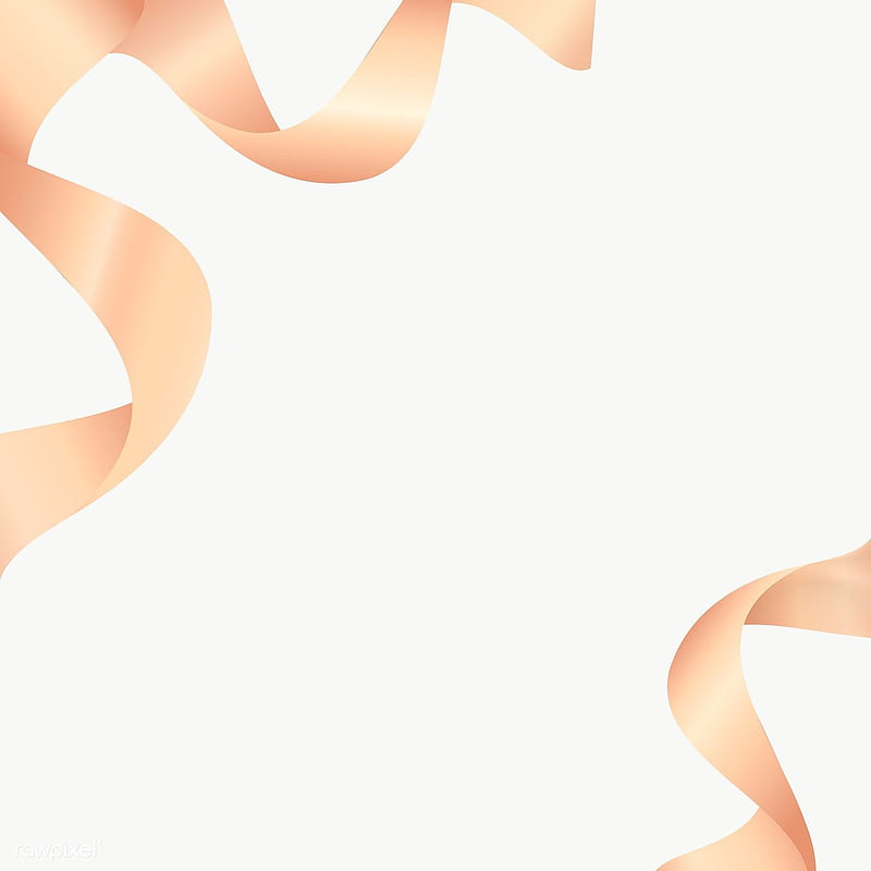 Peach swirly abstract line design element. / nunny. Abstract lines, Design element, Abstract art, HD phone wallpaper