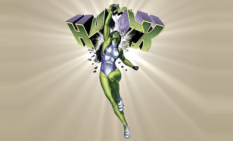 She-Hulk, marvel, hulk, shehulk, fantastic 4, HD wallpaper