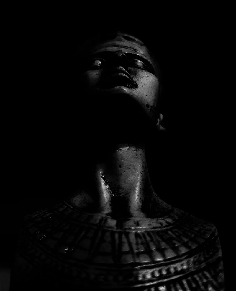Black, darkness, dreadful, egypt, pharaoh, pyramids, HD phone wallpaper