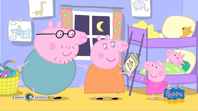 Daddy pig mummy pig george pig peppa pig anime, HD wallpaper | Peakpx