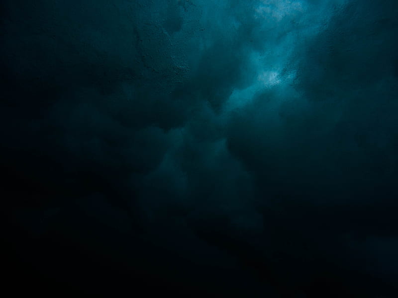 cloudy sky, underwater, HD wallpaper